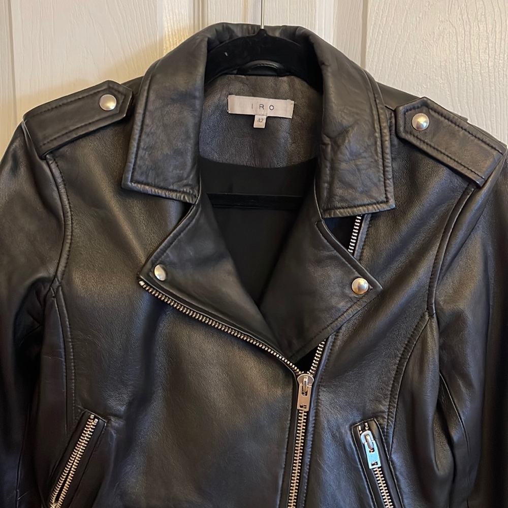 IRO Leather Jacket Moro